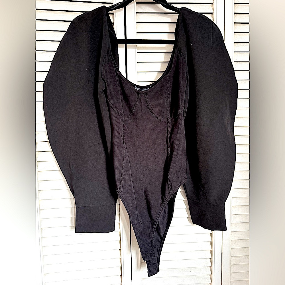Zara balloon sleeve onesie